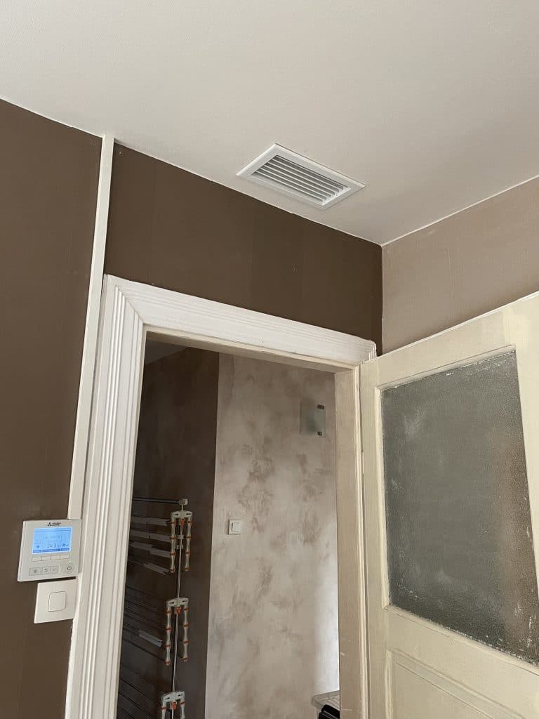 Pr&eacute;paration d&rsquo;un plafond pour climatisation gainable &agrave; Zillisheim