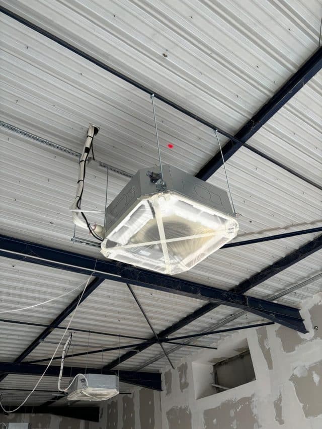Chantier de climatisation et chauffage pour le restaurant Times Square à Strasbourg