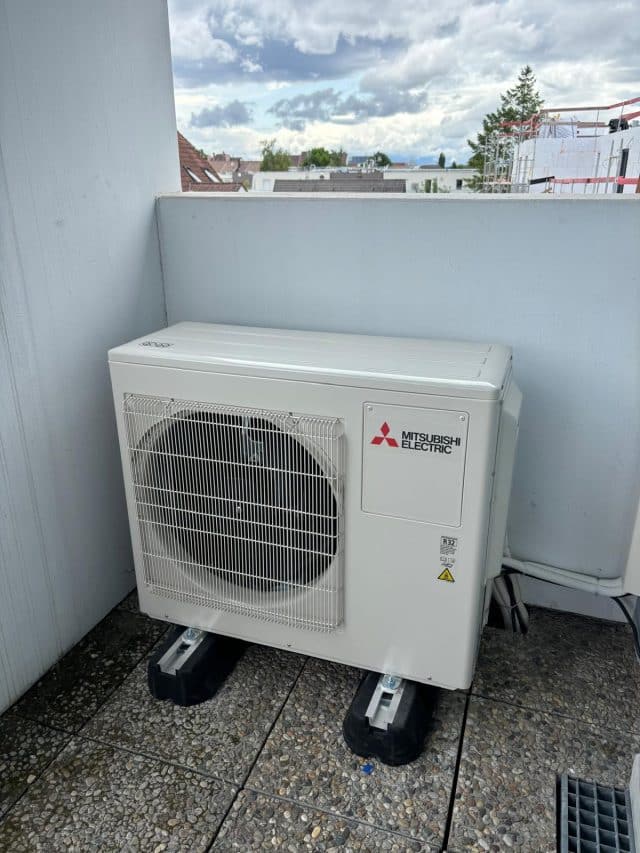 Unité extérieure de climatisation multi-split installée à Strasbourg
